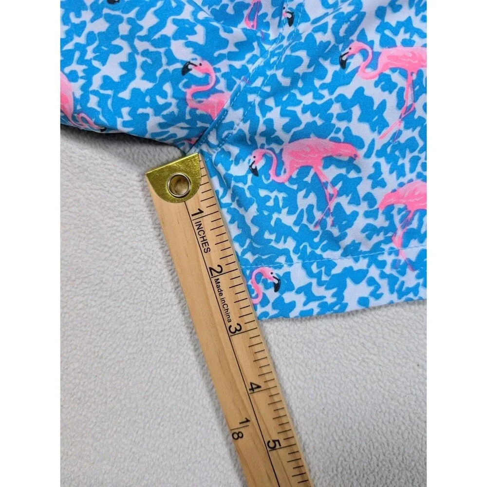 Chubbies The Domingos Are For Flamingos Youth Boys Sz Small 8-9 Swim Trunks Pool